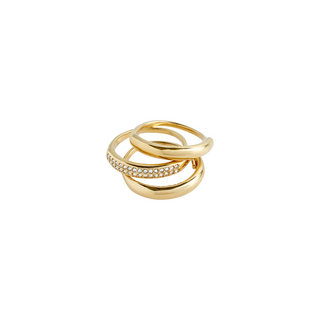 BLOOM Recycled Crystal Ring, 3-in-1 Set