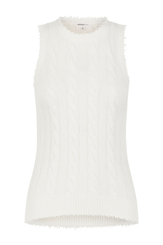 Frayed Cable Tank White