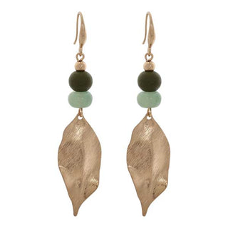 Sage Leaf Earrings