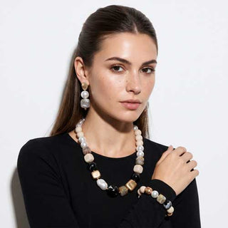 Opal Beaded Necklace