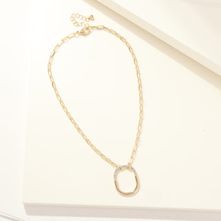 Naomi Necklace with Crystals