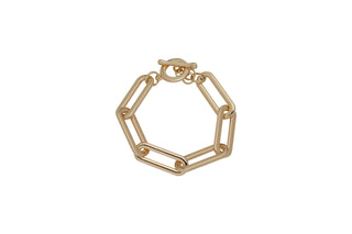 Ena Long Square Link Bracelet