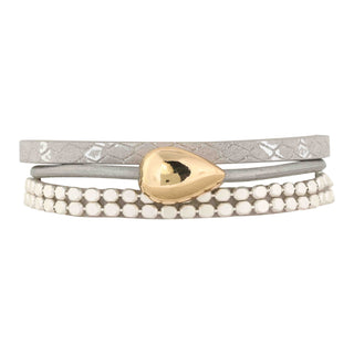 Darya Gold + Silver Bracelet