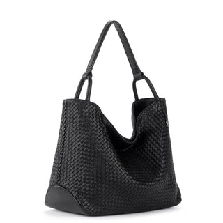 MIA Woven Leather Tote