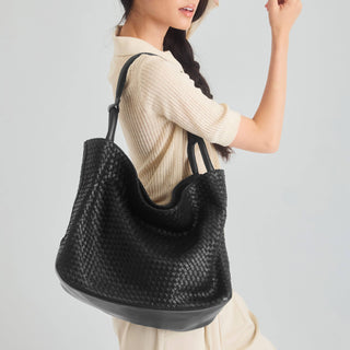 MIA Woven Leather Tote