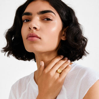 AIR Recycled Spiral Chunky Ring