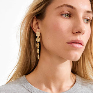 AIR Recycled Spiral Drop Earrings