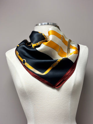 Daisy 100% Silk Neck Scarf