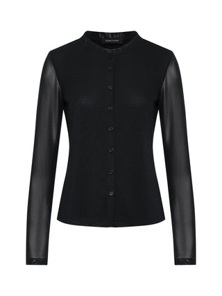 Mesh Long Sleeve Cardi