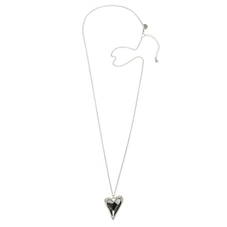 Avery Glass Heart Necklace