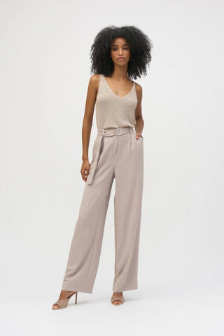 Metallic Knitted Camisole With Rhinestones