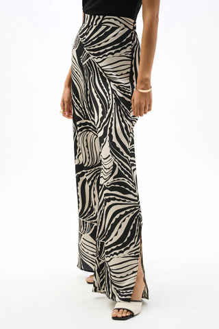 Wide Leg Pants With Side Slits