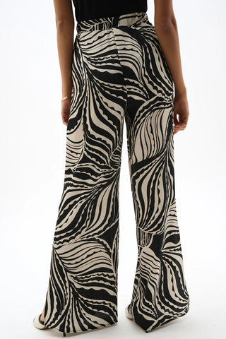 Wide Leg Pants With Side Slits
