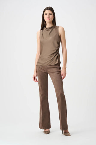 High Waisted Suede Pant