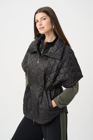 Quilted Nylon Boxy Vest