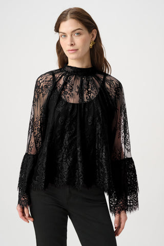 Lace Bell Sleeve Top