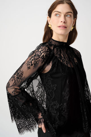 Lace Bell Sleeve Top