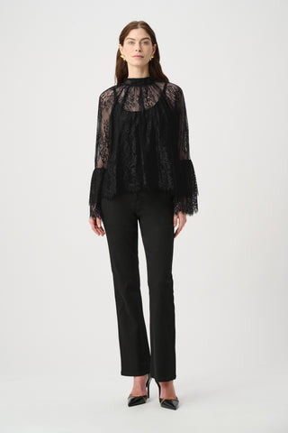 Lace Bell Sleeve Top