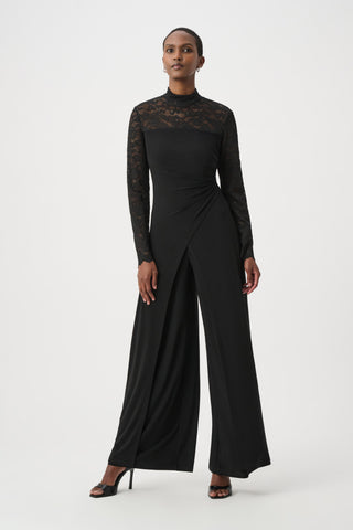 High Neck Lace Jumpsuit