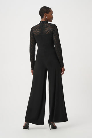 High Neck Lace Jumpsuit