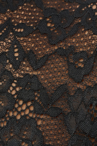High Neck Lace Jumpsuit