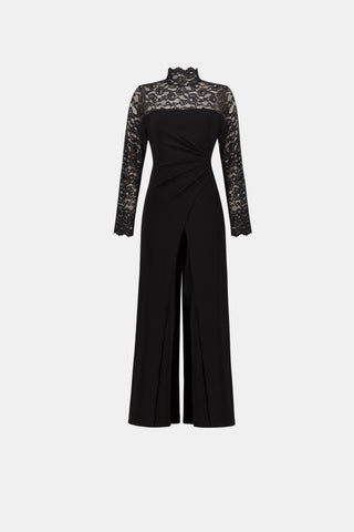 High Neck Lace Jumpsuit