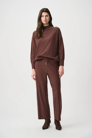 Sequin Knit Drawstring Culottes