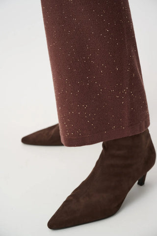 Sequin Knit Drawstring Culottes