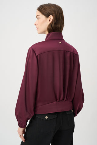 Zippered Casual Long Sleeve Jacket