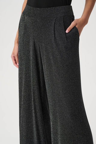 Lurex Sweater Wide-Leg Pants