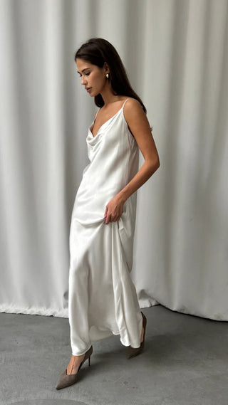 Alena Satin Dress