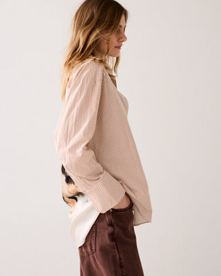 Big Flower Viscose Blouse