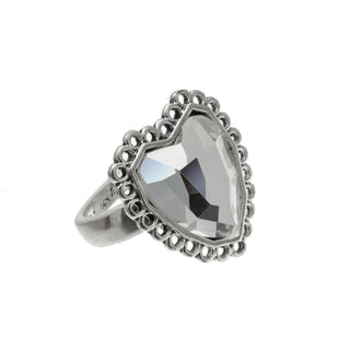 Mila Crystal Heart Ring