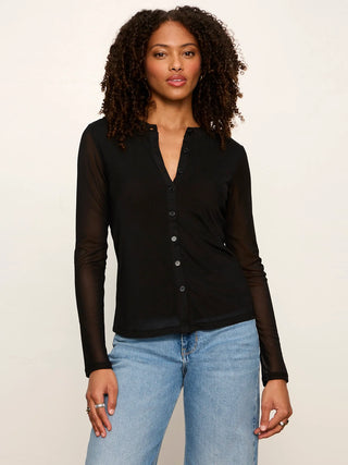 Mesh Long Sleeve Cardi
