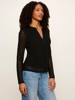Mesh Long Sleeve Cardi