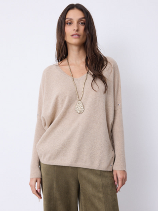Livo Cashmere Poncho Jumper