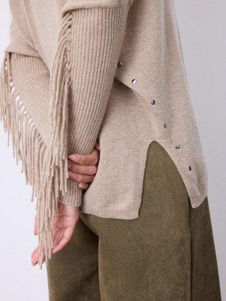 Livo Cashmere Poncho Jumper