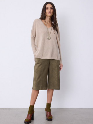 Livo Cashmere Poncho Jumper