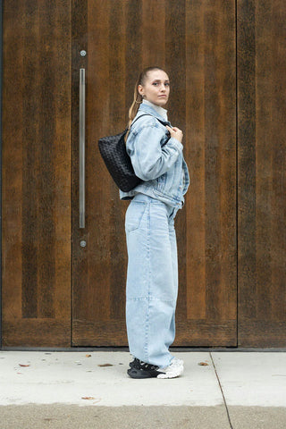 Rhea Hand Woven Shoulder Bag