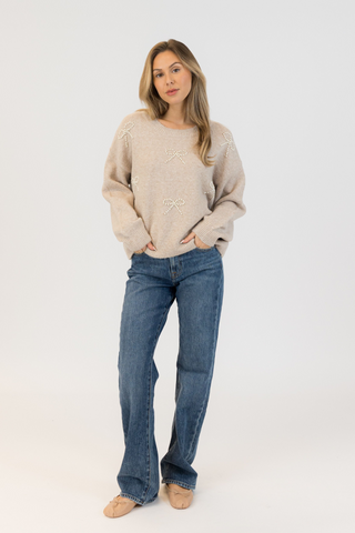 Bows Eco Crew Neck Pullover