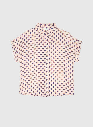 KACILIA Dot Print Blouse
