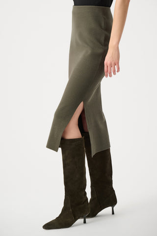 Sweater Knit Midi Skirt