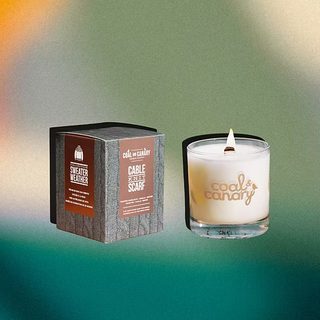 Cable Knit Scarf Candle