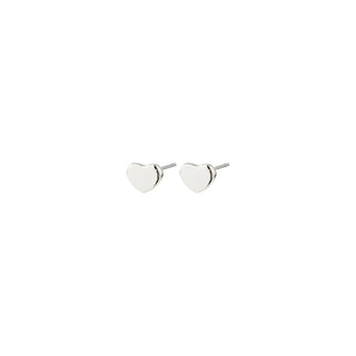 ARIN Recycled Flat Heart Stud Earrings