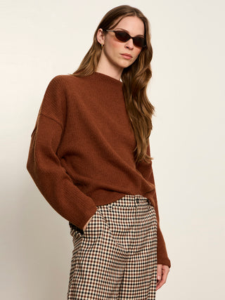Ribbed Dolman Sweatshirt