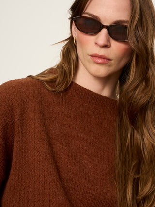 Ribbed Dolman Sweatshirt