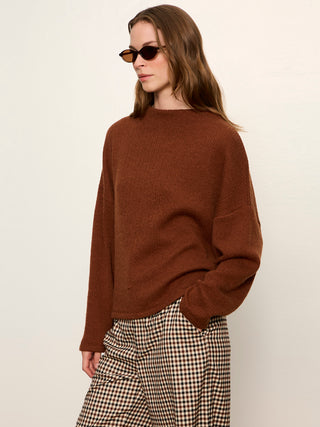 Ribbed Dolman Sweatshirt