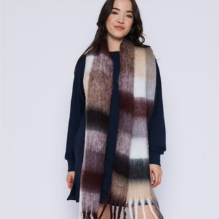 Super Soft Checkered Scarf