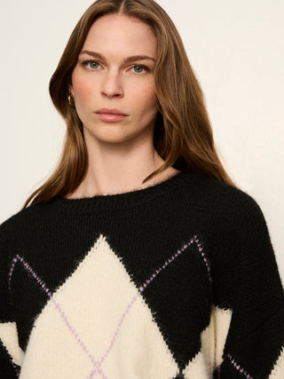 Argyle Crew Sweater