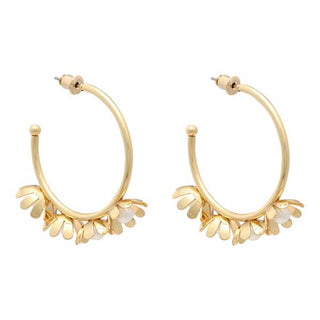 Daisy Hoop Earring